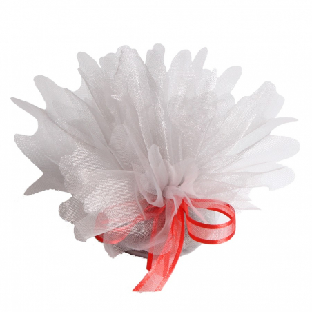 Tulle cristal blanc Organza