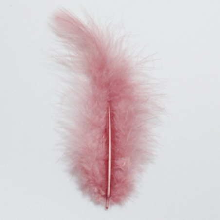 2 gr of small DARK PINK feathers