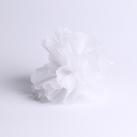 Tulle paper white