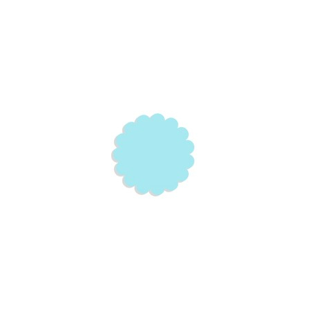 Tulle paper light blue