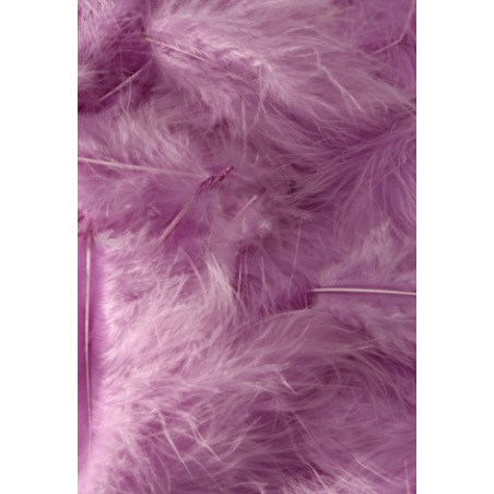 10 gr of light PURPLE feathers