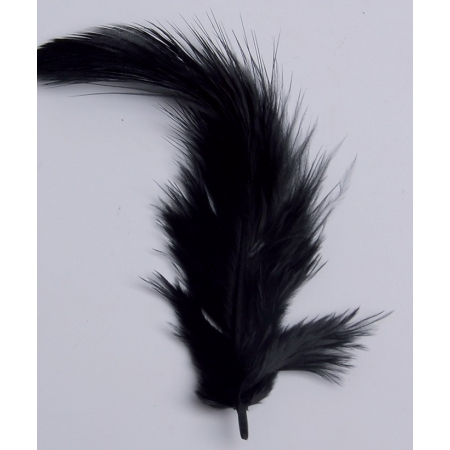 2 gr of small BLACK feathers