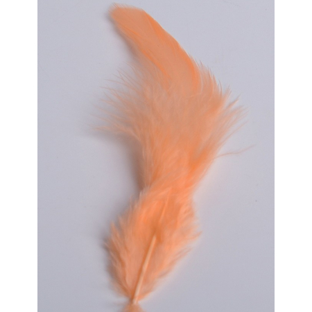 2 gr de mini plumes ORANGES CLAIRES