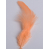 2 gr of small LIGHT ORANGE feathers